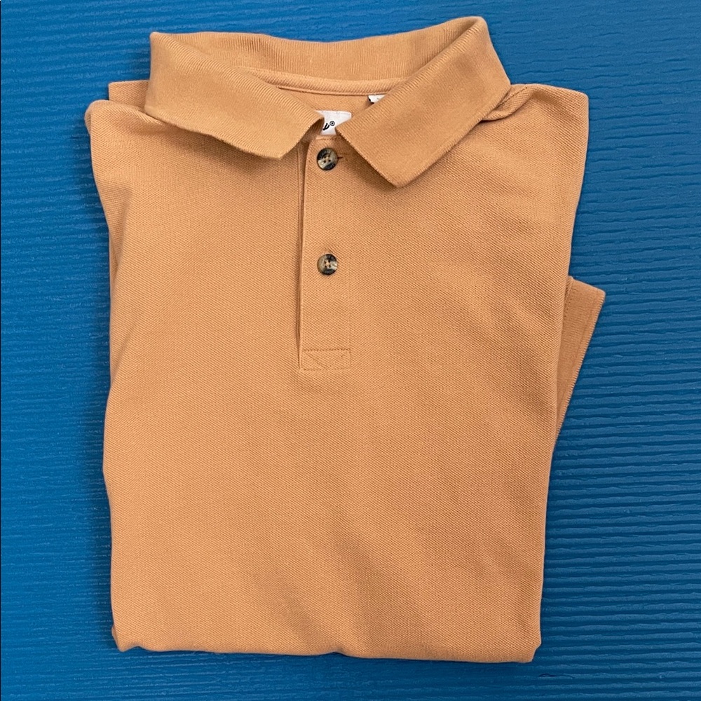 Callaway Tan Polo Shirt - Bright tan color. Size L. Gently used.